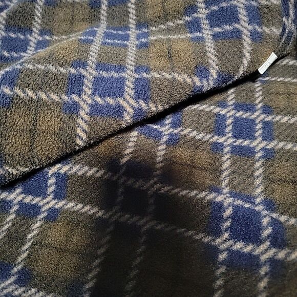 Wolverine Boots and  Gear  Blue Insulated Shirt Mens XL Cotton Flannel Lined - Picture 5 of 6